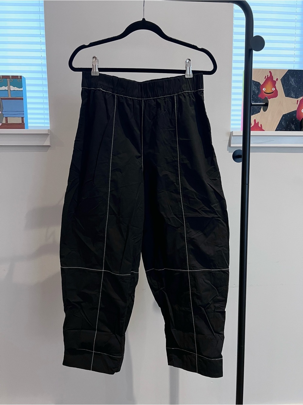 Ganni Contrast Stitch Pants